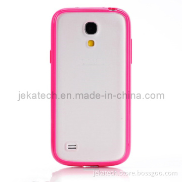 Hybird Clear Hard Back Case TPU Bumper Case for Samsung Galaxy S4 (JK-GS4-A-12)